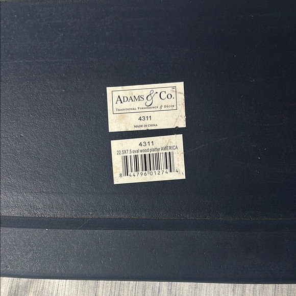 Patriotic Oval Wall Plaque - Red, White, and Blue - Picture 2 of 7